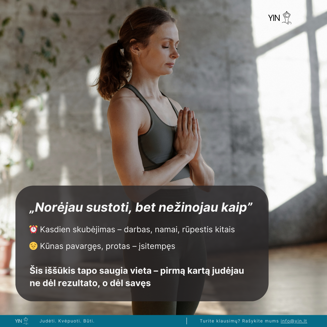 5 savaičių jogos iššūkis – Leiskite sau sustoti | Sausio 19 d.